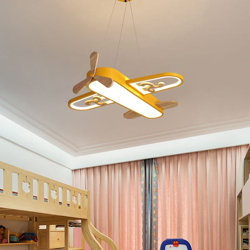 Skanto | LED Flyvemaskin Barnerom Chandelier - SkyFlyer