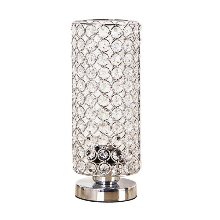 Skanto | Krystallampe - Moderne nattlampe med kromfinish