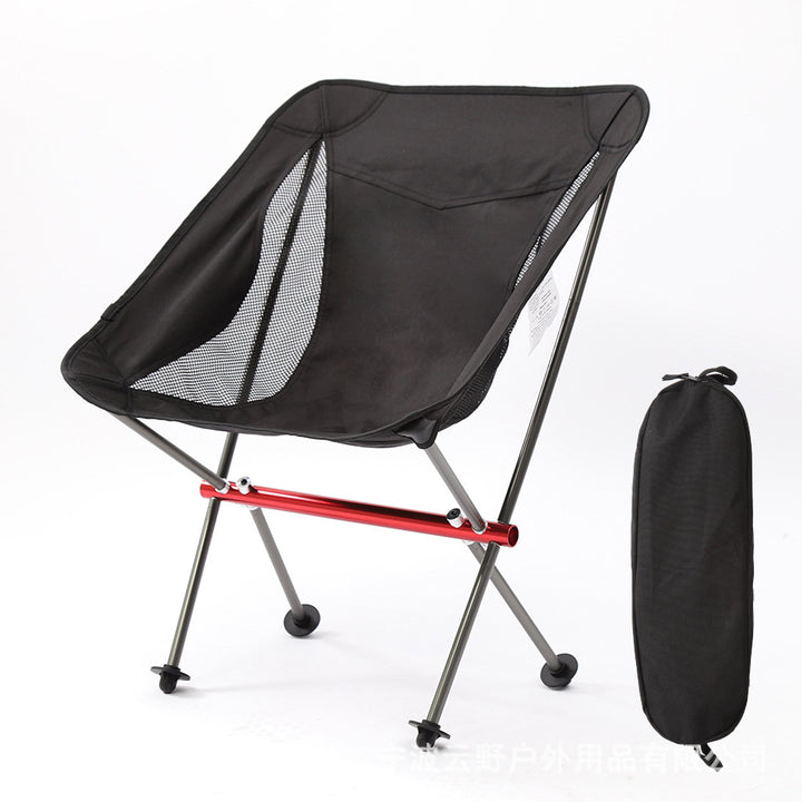 Lightweight camping chair with stable aluminum structure from Skanto