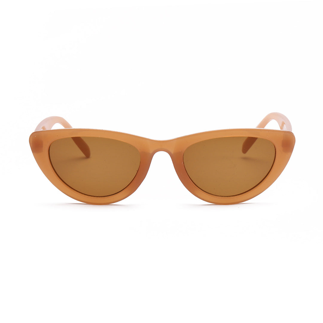 Dame Cat-Eye Solbriller med elegant geometrisk design Skanto