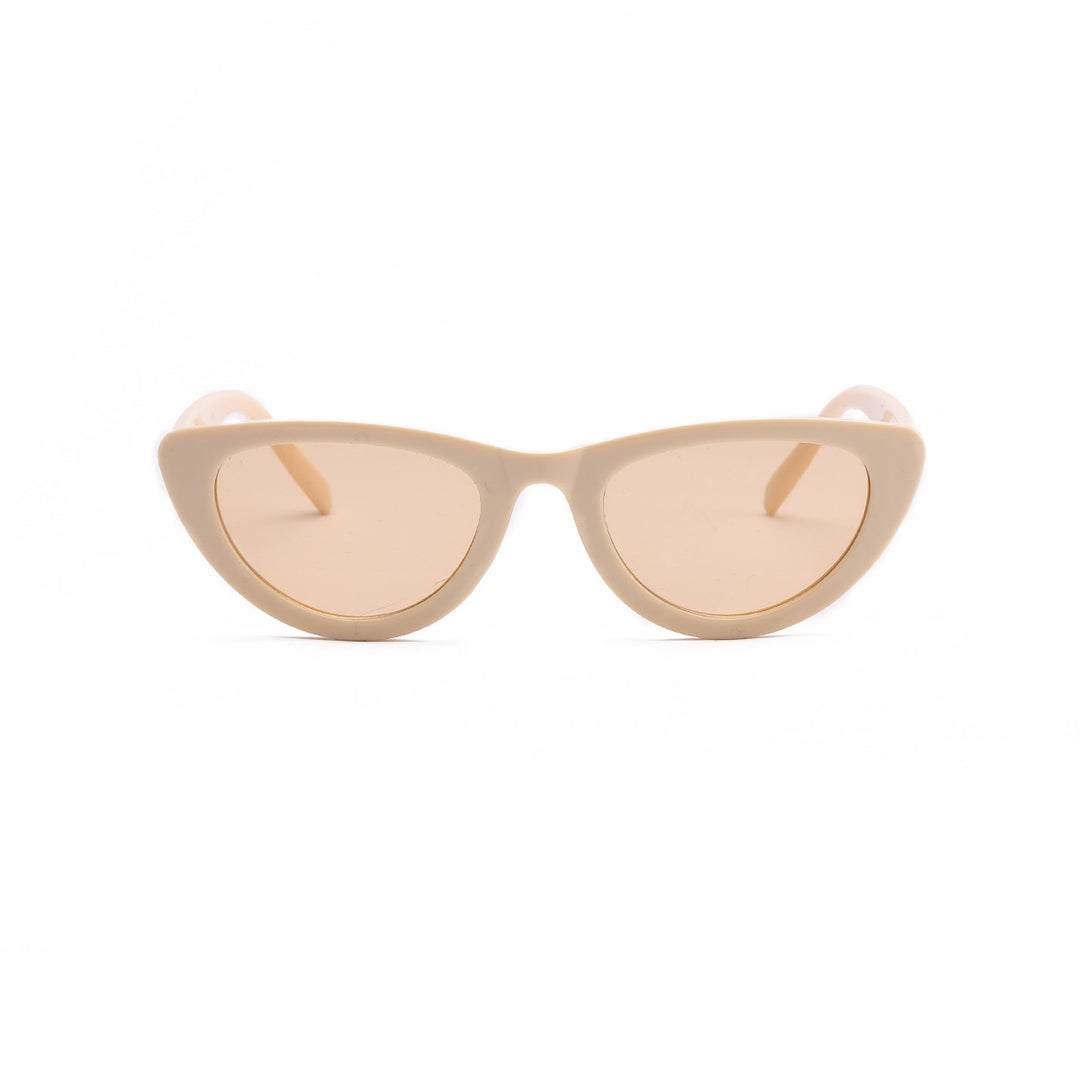 Dame Cat-Eye Solbriller med elegant geometrisk design Skanto