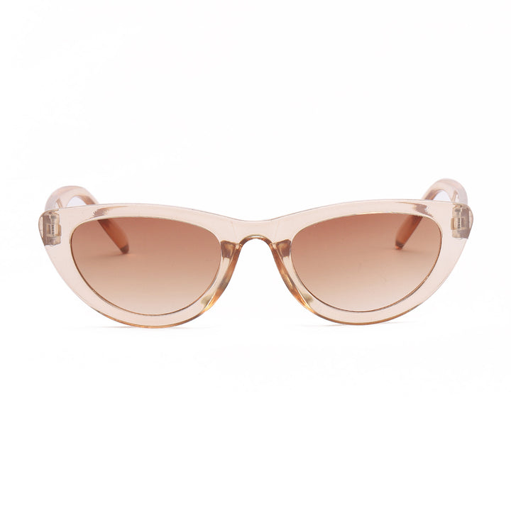 Dame Cat-Eye Solbriller med elegant geometrisk design Skanto