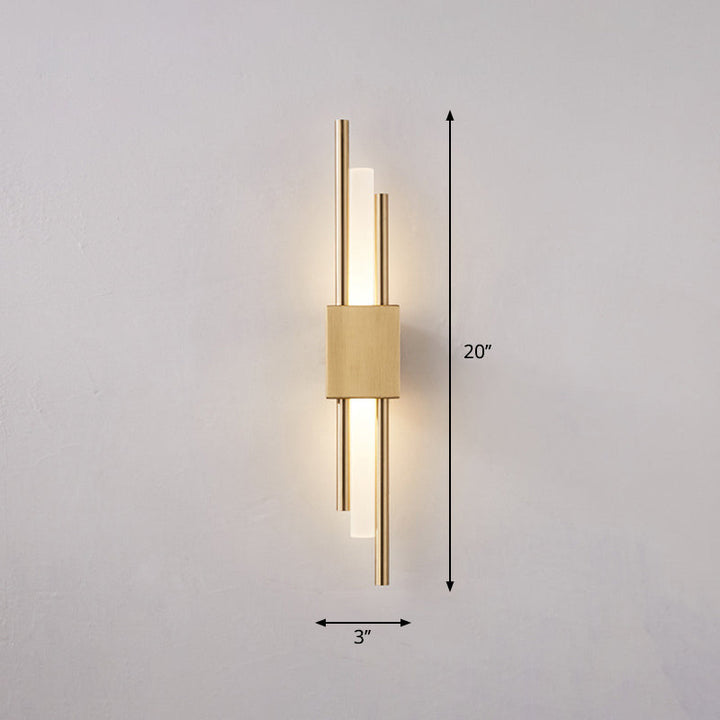 Postmodern Stil Stangformet Vegglampe Akryl Trappe LED Vegglampe | Skanto