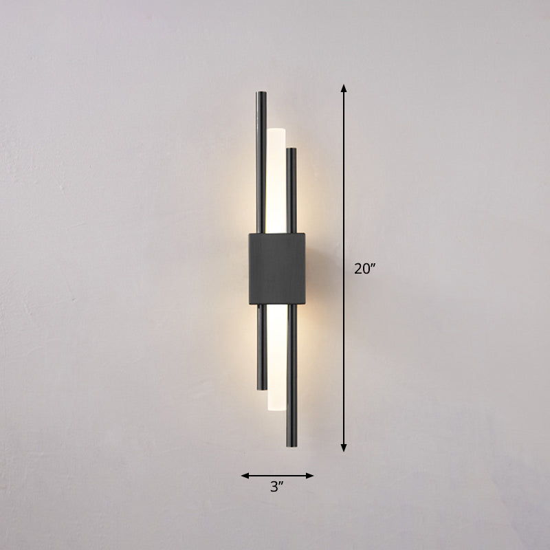 Postmodern Stil Stangformet Vegglampe Akryl Trappe LED Vegglampe | Skanto