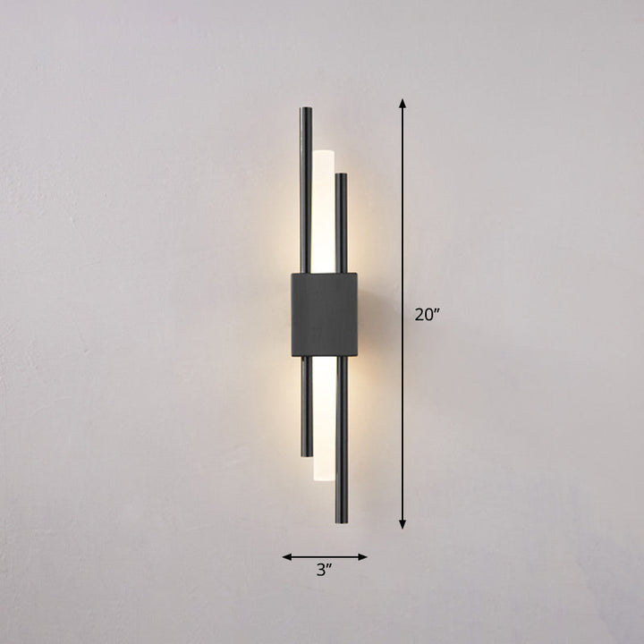 Postmodern Stil Stangformet Vegglampe Akryl Trappe LED Vegglampe | Skanto