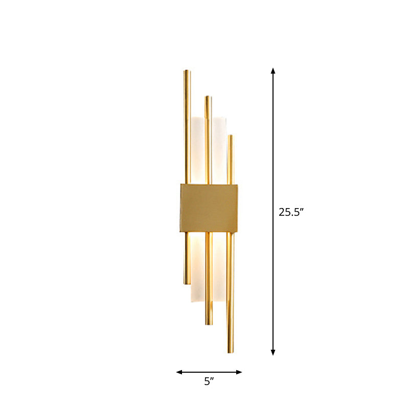 Postmodern Stil Stangformet Vegglampe Akryl Trappe LED Vegglampe | Skanto