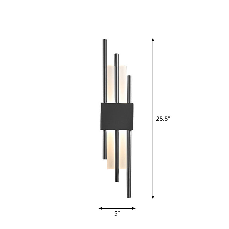 Postmodern Stil Stangformet Vegglampe Akryl Trappe LED Vegglampe | Skanto