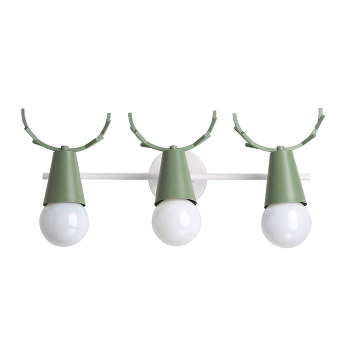 Deer Vanity Light Fixture Nordic Style Metal Bedroom Adjustable Wall Mount Light | Skanto