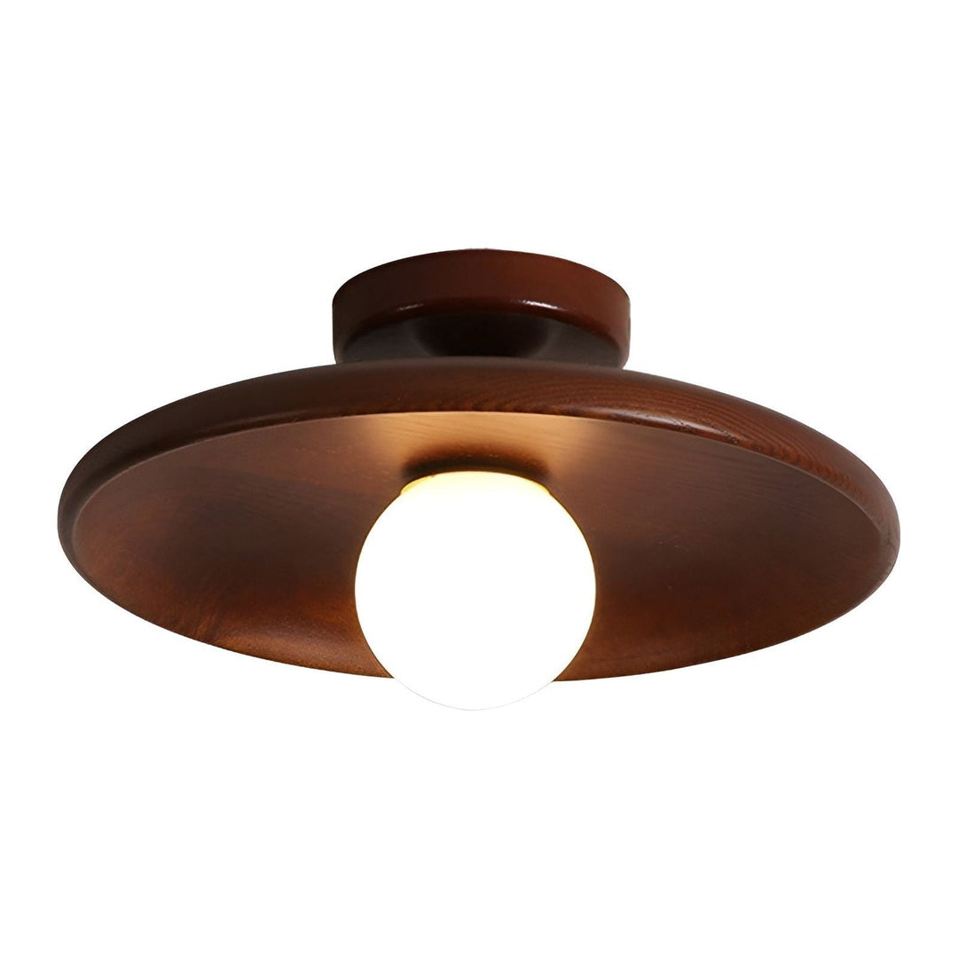 WoodSkantoiss Lys - Minimalistiske Treplater Wabi Sabi Taklampe | Skanto