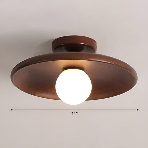 WoodSkantoiss Lys - Minimalistiske Treplater Wabi Sabi Taklampe | Skanto