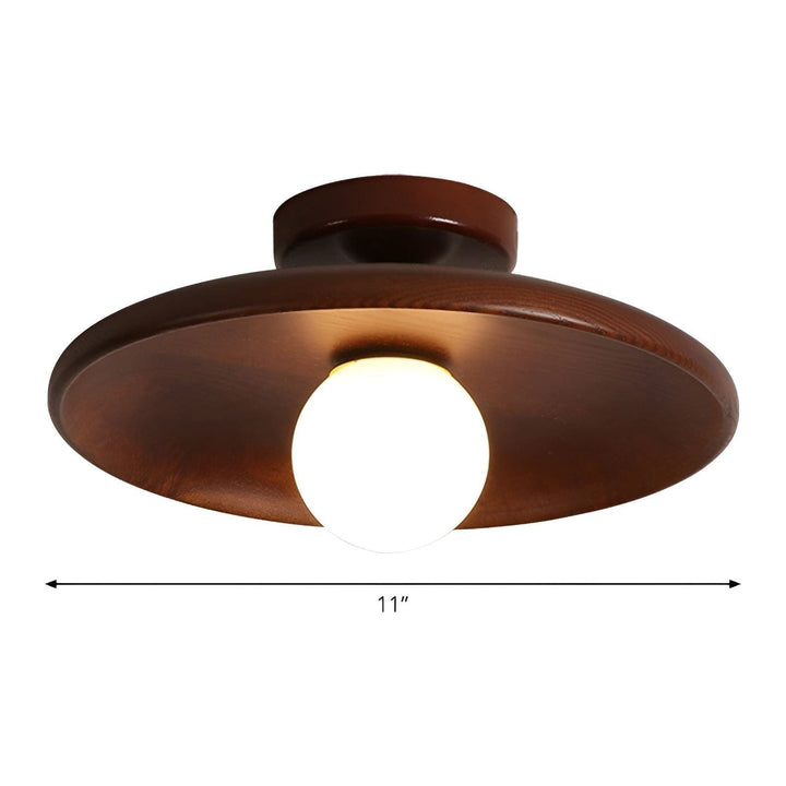 WoodSkantoiss Lys - Minimalistiske Treplater Wabi Sabi Taklampe | Skanto