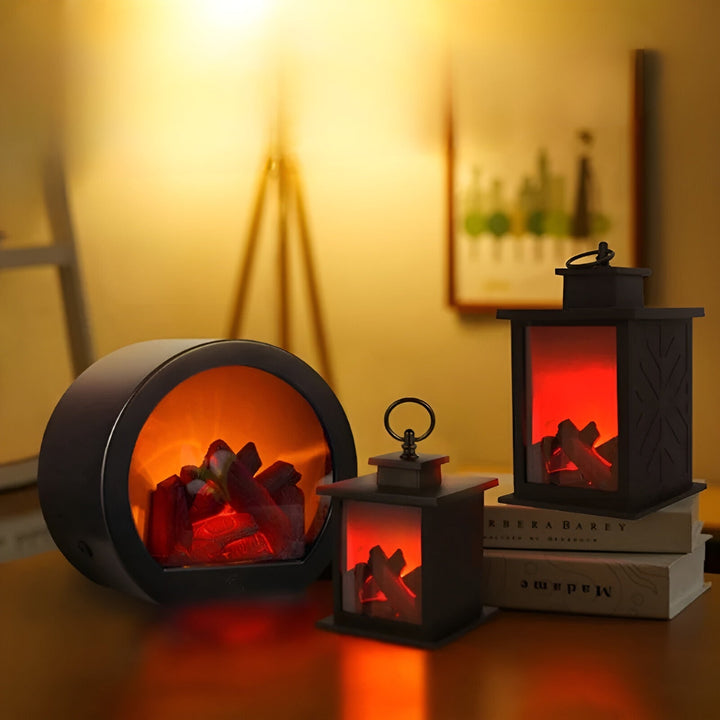 RadiantGlow Flamme Lampe - Bring Varme og Atmosfære til hjemmet ditt | Skanto