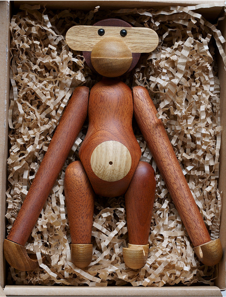 Skanto | Cheeky Monkey Solid Wood Ornament