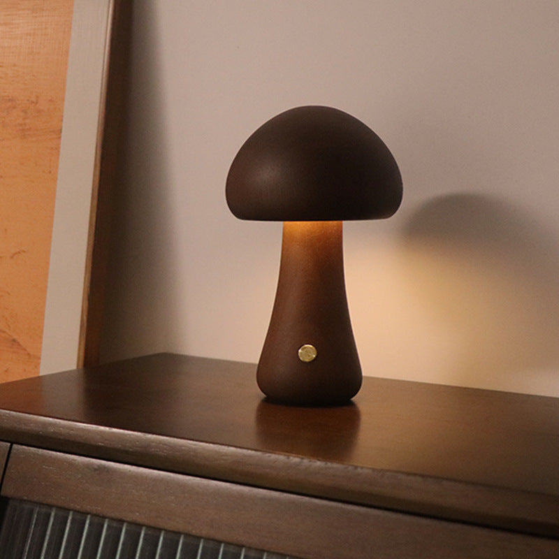 Norvo | Sopp bordlampe i tre