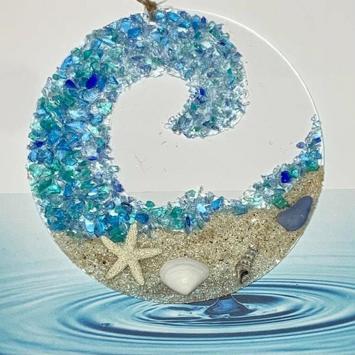 Skanto | Havglass solfanger - Havbrytende bølge strandornament