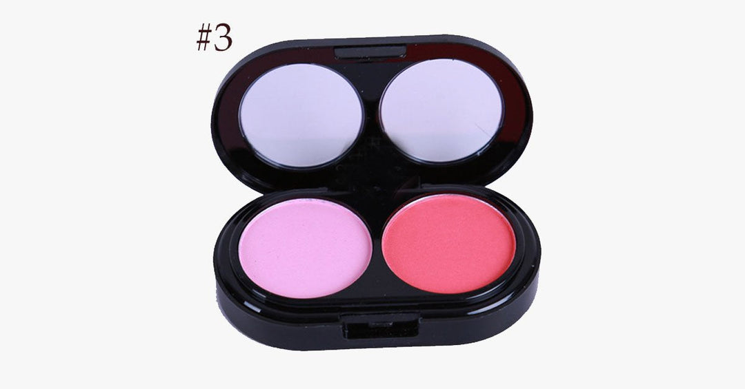 Skanto | 2 Farger Blush Palette – Gi en rosafarget glød til kinnene dine