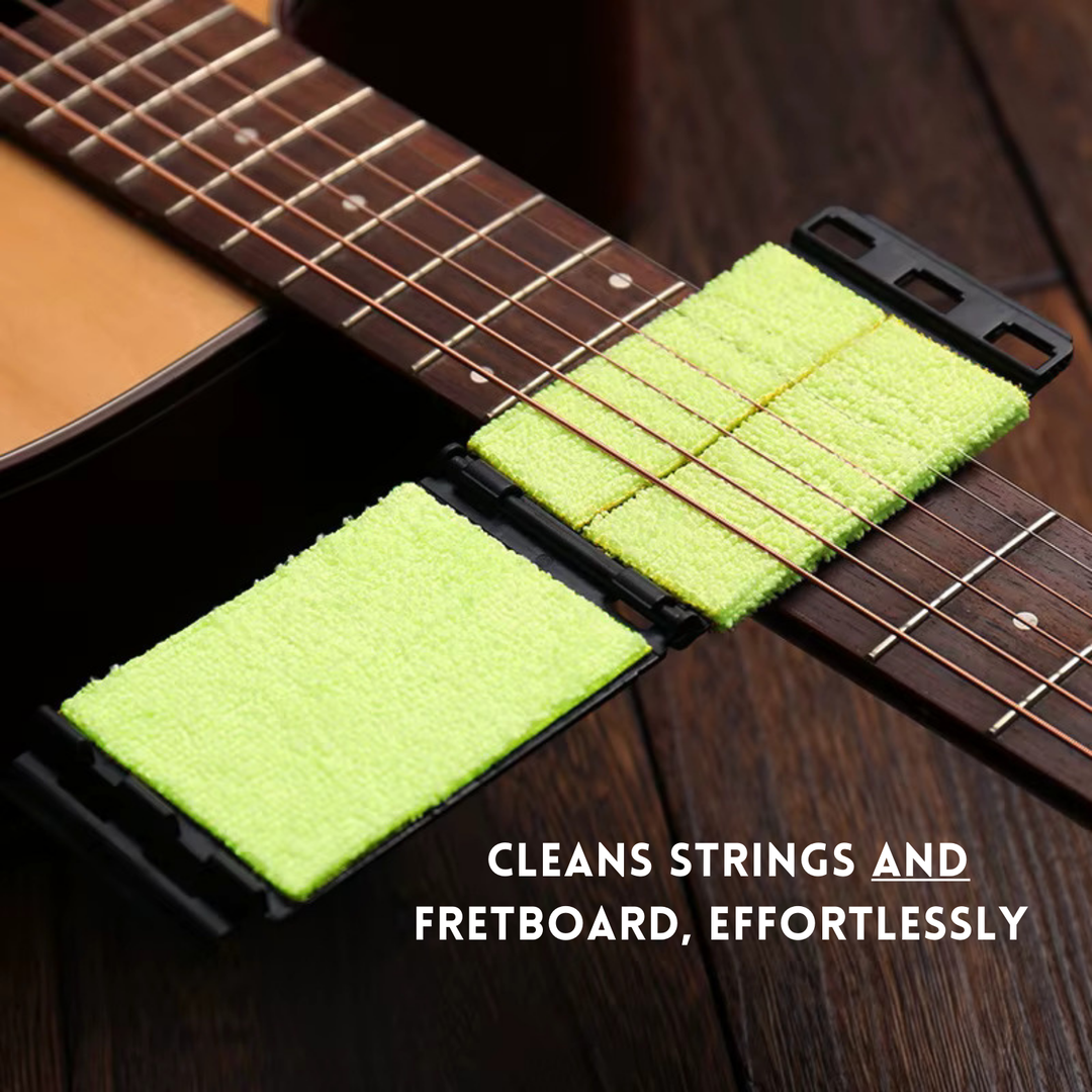 Skanto | 3-in-1 guitar strap and string cleaning tool