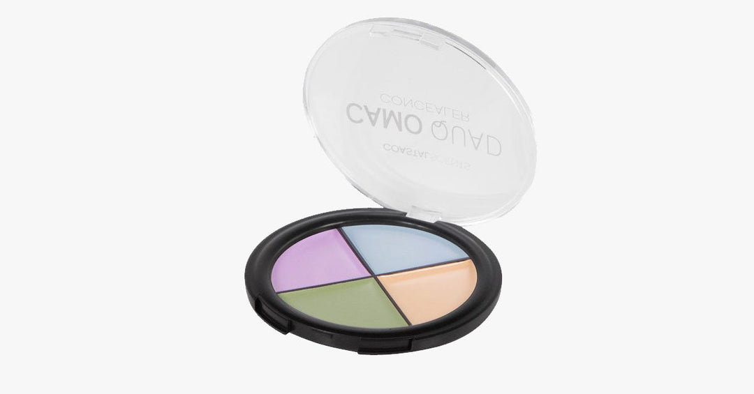 Skanto | Camo Quad Concealer Palette for perfekt dekning - Kompakt og praktisk med 4 nyanser i ett palett
