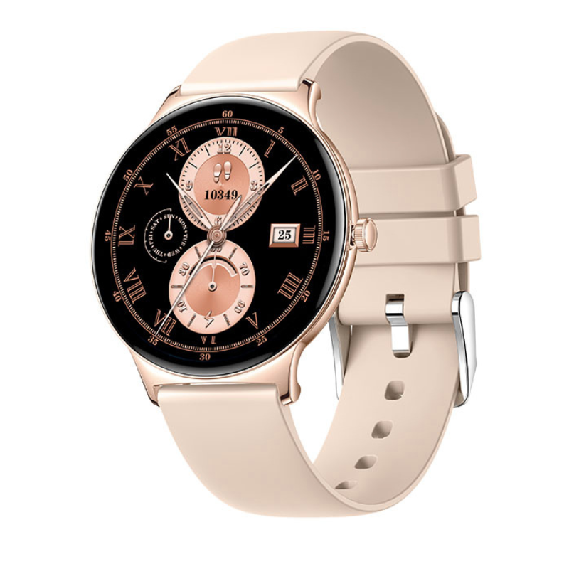 Skanto | SlimFit Ultimate Smartwatch – Ultratynn, helseovervåking & AMOLED-skjerm