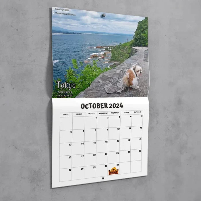 Morsomste Kalender-Hunder Bæsjer på Vakre Steder | "Kunstnerisk Utrykk" av Pelsvenner | Skanto