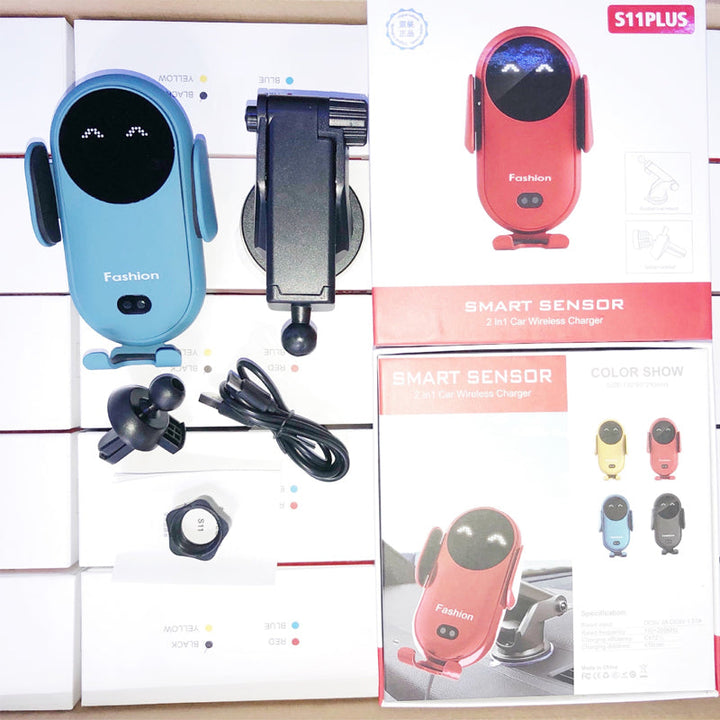 Smart Wireless Auto-Sensing Auto Håndholdt Holders Lader | Skanto