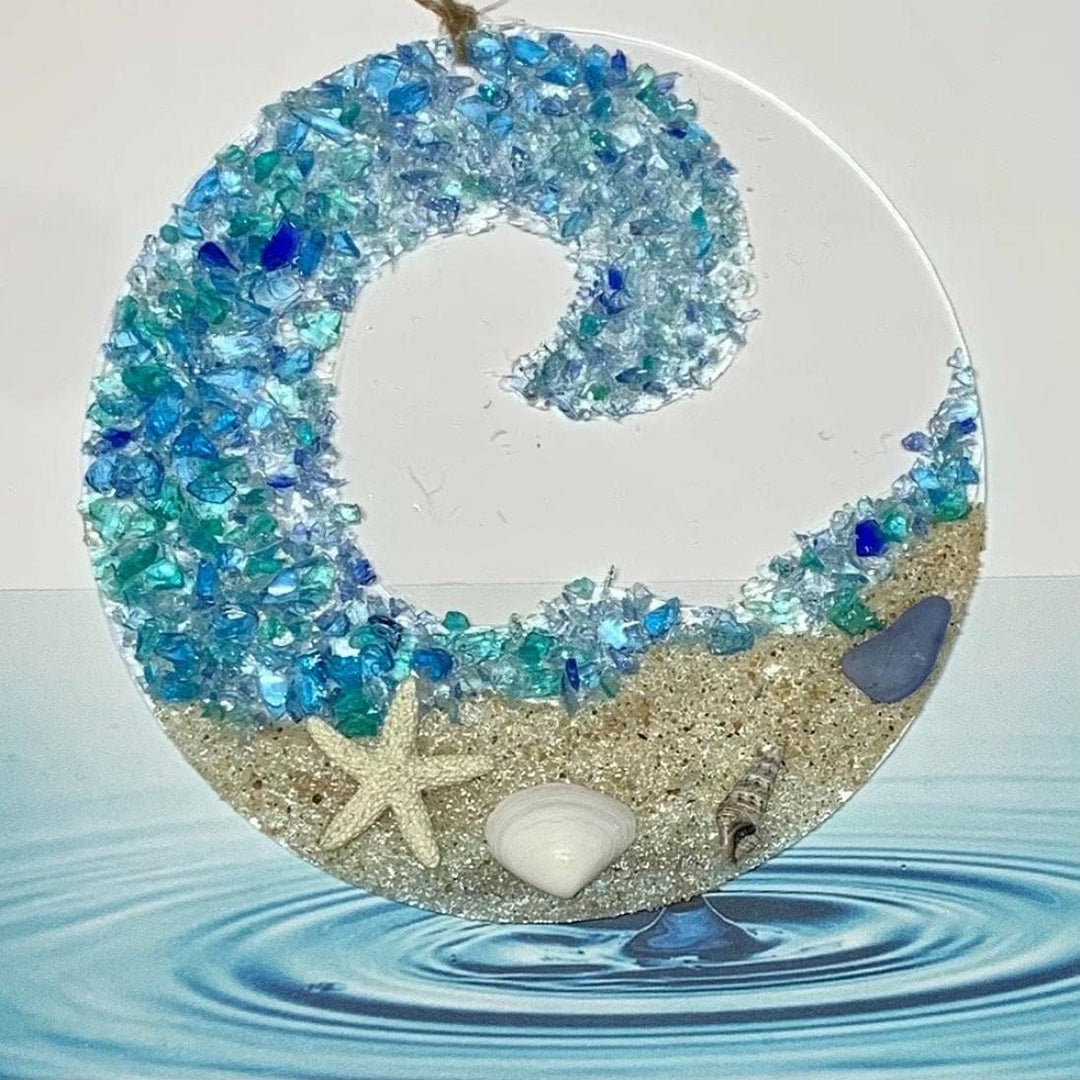 Skanto | Havglass solfanger - Havbrytende bølge strandornament
