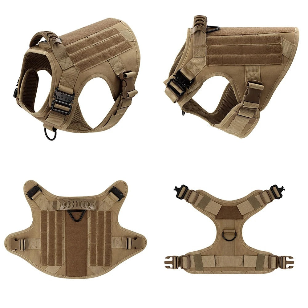 Skanto | KrachtGrip Hundesele – Justerbar Taktisk Sele for Trening & Turer