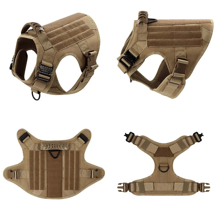 Skanto | KrachtGrip Hundesele – Justerbar Taktisk Sele for Trening & Turer