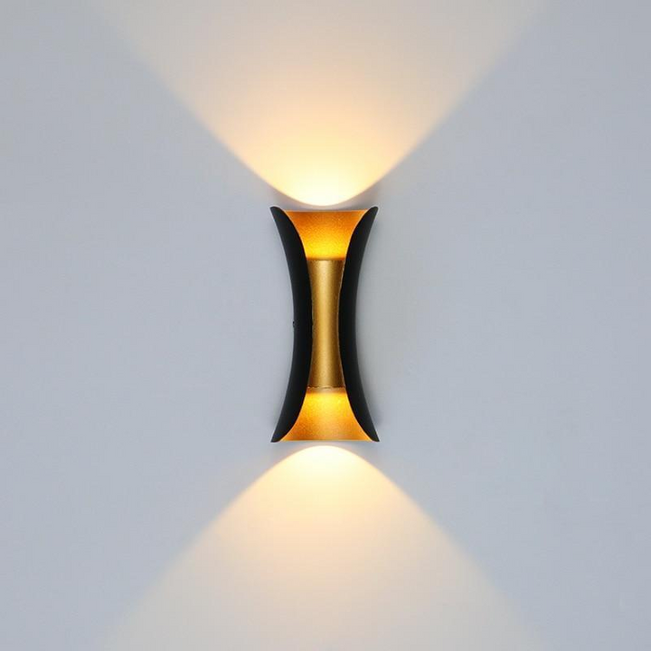 Værbestandig LED aluminium vegglampe for utendørs eleganse | Skanto
