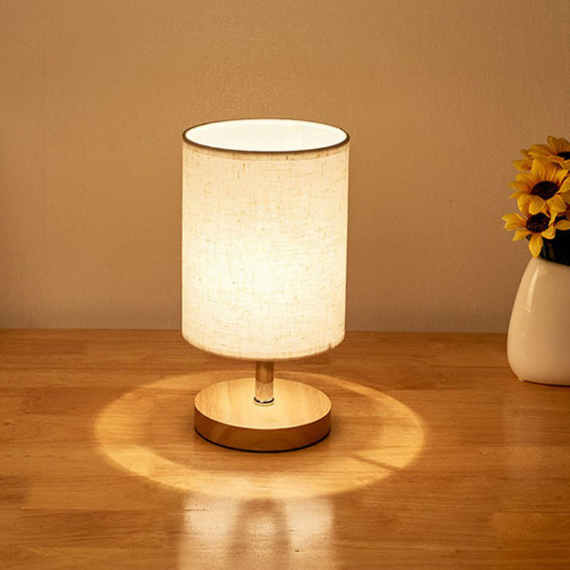 Stilig Minimalistisk Bordlampe - LinenWood | Skanto