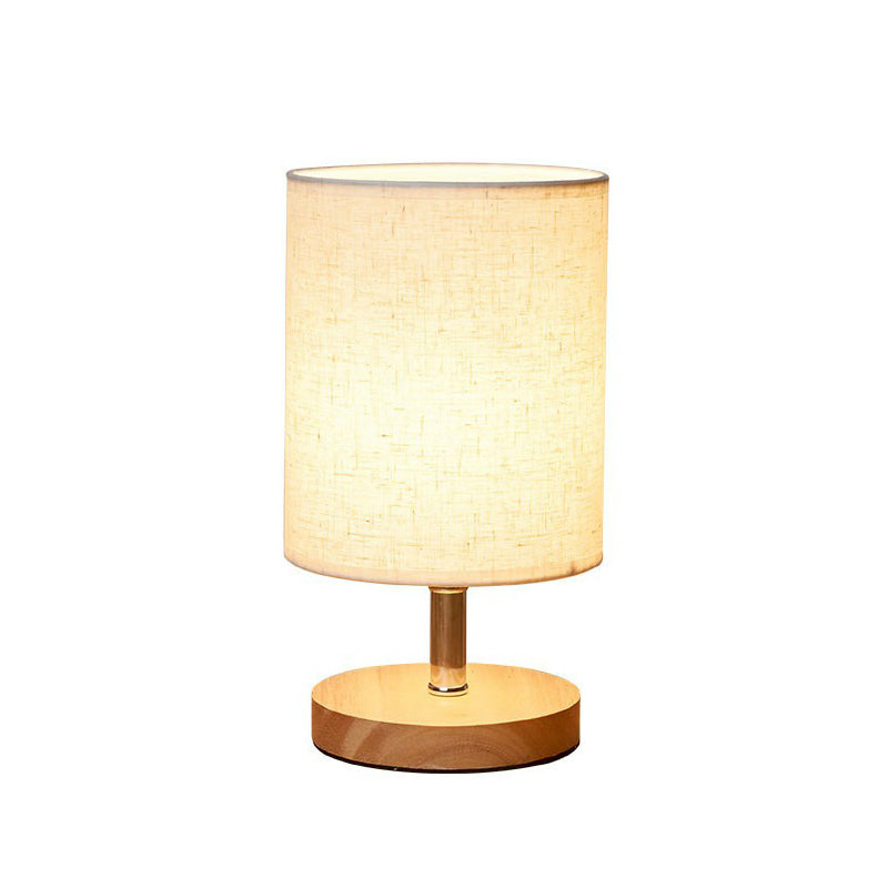Stilig Minimalistisk Bordlampe - LinenWood | Skanto