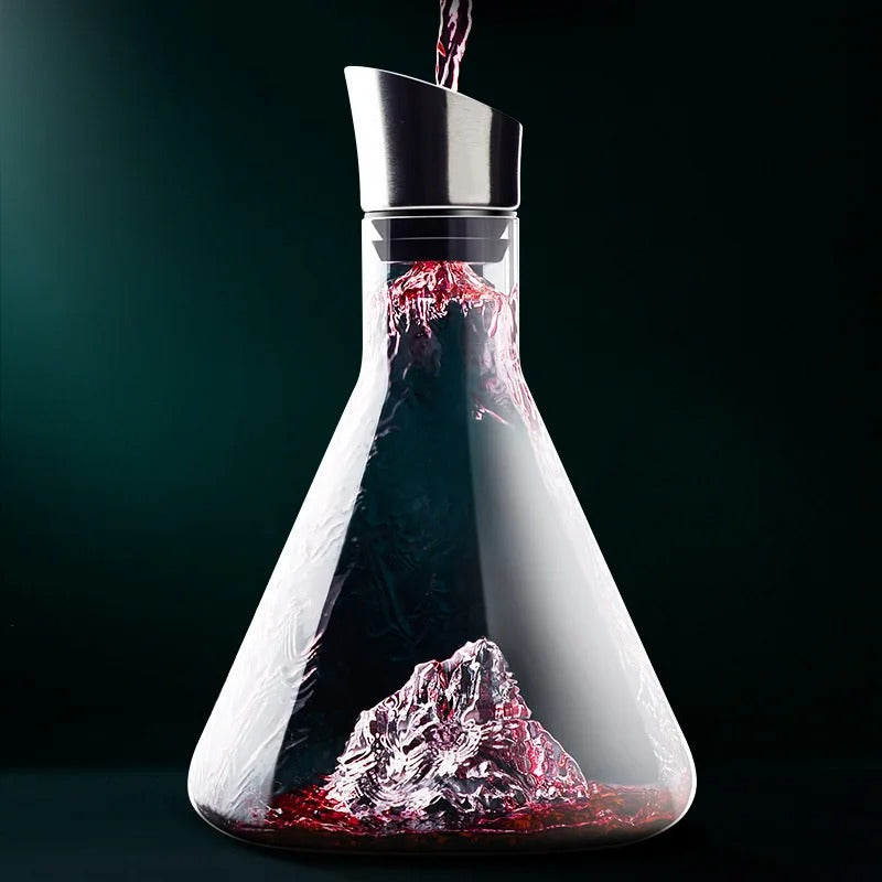Premium Crystal Wine Pourer – 1500ml for Red & White Wines | Skanto