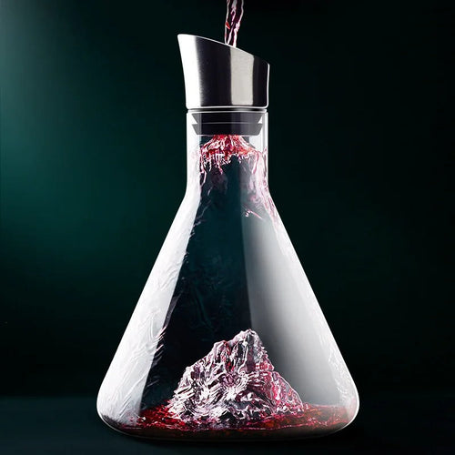 Premium Crystal Wine Pourer – 1500ml for Red & White Wines | Skanto
