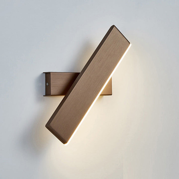 Roterbar Bar Formet Vegglampe Moderne Aluminium LED Vegglampe Vegglampe for Soverom | Skanto