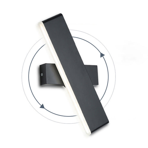 Roterbar Bar Formet Vegglampe Moderne Aluminium LED Vegglampe Vegglampe for Soverom | Skanto