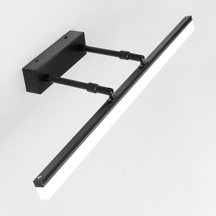 Utfellbar Stang Vanity Vegglampe Minimalistisk Akryl Bad LED Veggmontert Lysinnretning | Skanto