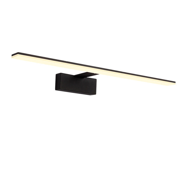 Minimalistisk Bar Formet Vanity Lampe Metall Bad LED Vegg Sconce Belysning med Akryl Diffuser | Skanto