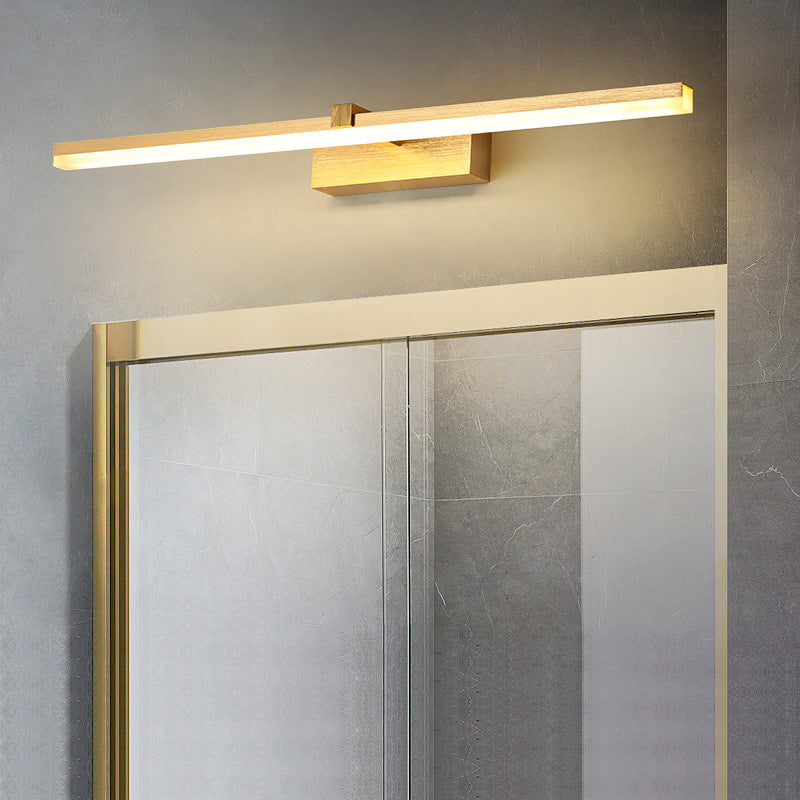 Gull LED-baderomslykt i moderne design