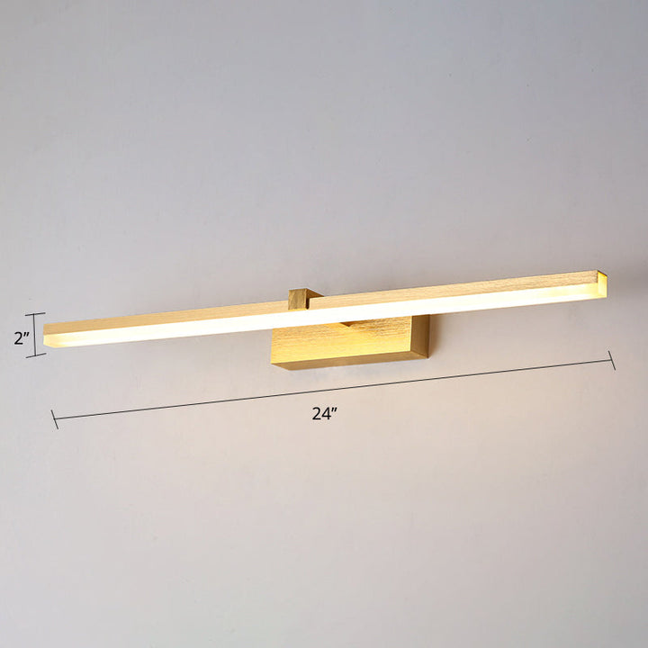 Gull LED-baderomslykt i moderne design