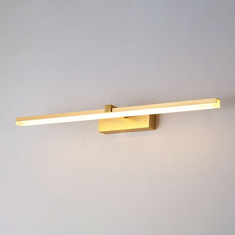 Gull LED-baderomslykt i moderne design