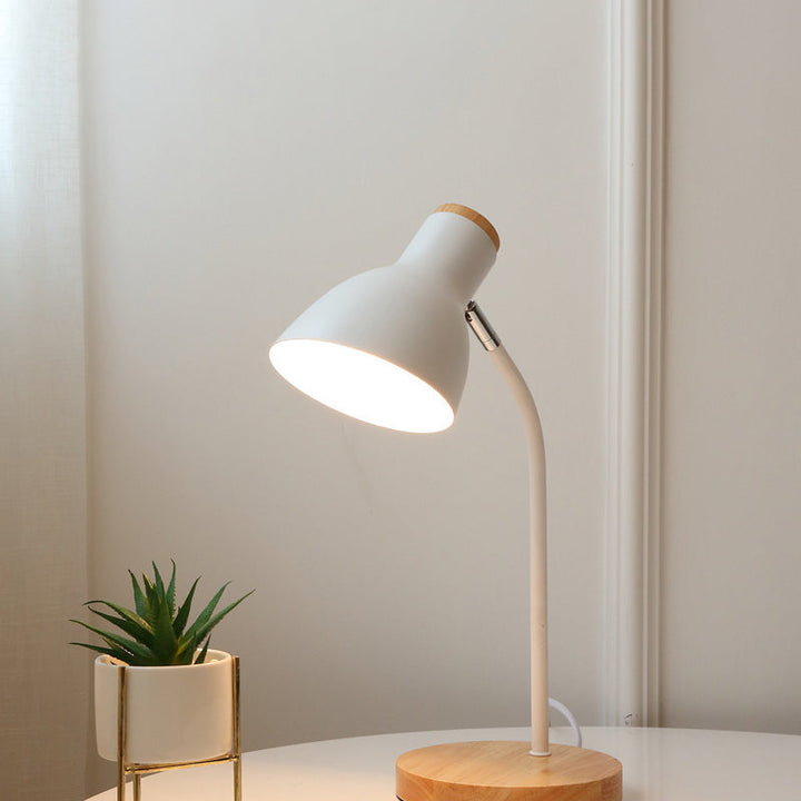 Skanto | Lommelykt-formet svingbar bordlampe Macaron Metall 1-lampe nat lamp for barnerom