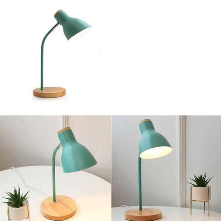 Skanto | Lommelykt-formet svingbar bordlampe Macaron Metall 1-lampe nat lamp for barnerom