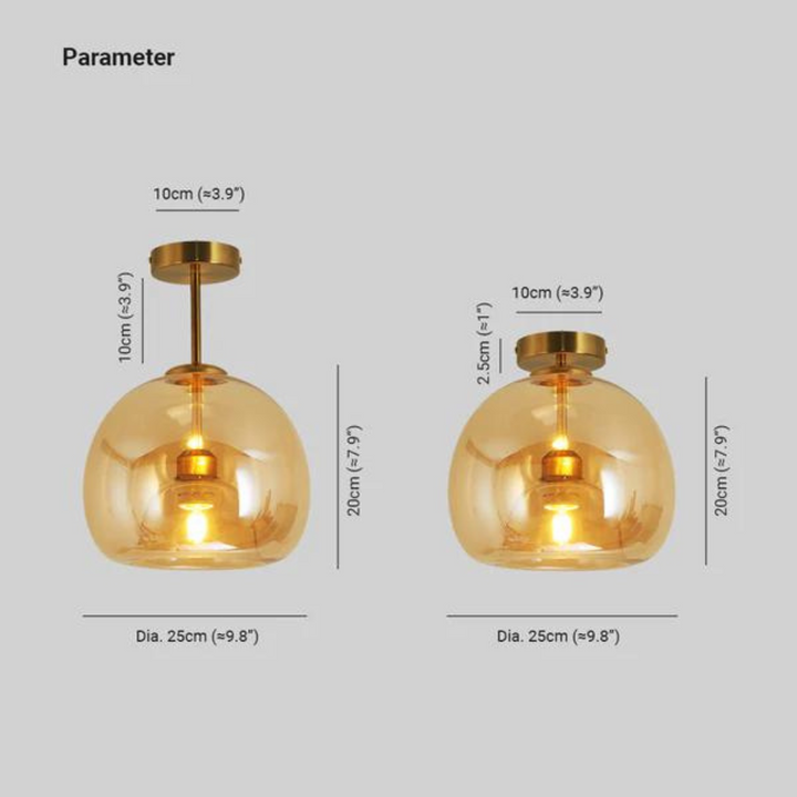 Trendy LED Taklampe - Maxwell | Skanto