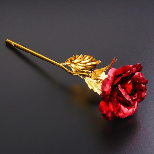 24K Gullfolie Rose Med Boks | Skanto
