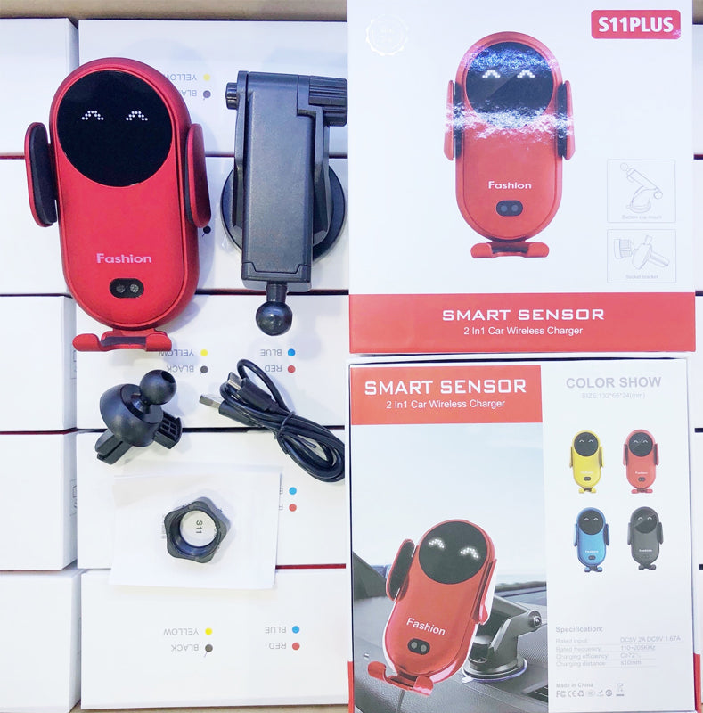 Smart Wireless Auto-Sensing Auto Håndholdt Holders Lader | Skanto