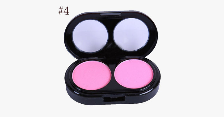Skanto | 2 Farger Blush Palette – Gi en rosafarget glød til kinnene dine