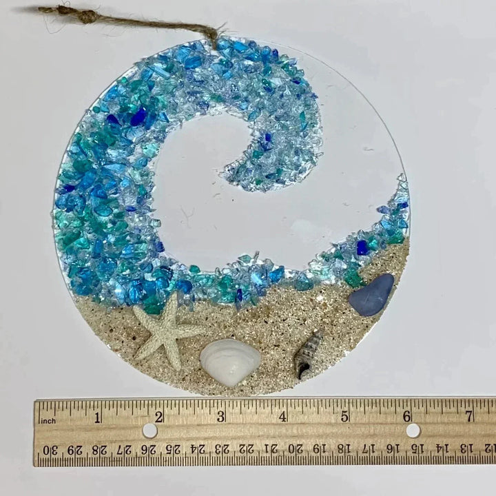 Skanto | Havglass solfanger - Havbrytende bølge strandornament