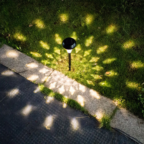 Moderne Solar Glass Cone LED Utendørs Hage Bakkeinnsatts Landskapslys | Skanto