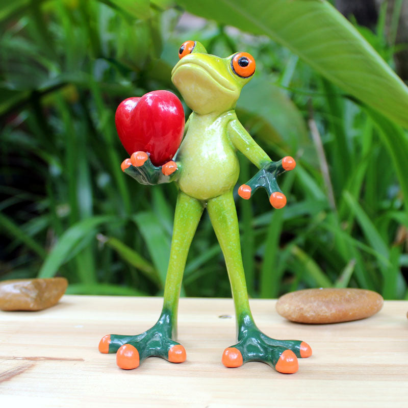 Skanto | Festival Frog Resin Crafts Frog Pastoral Ornament