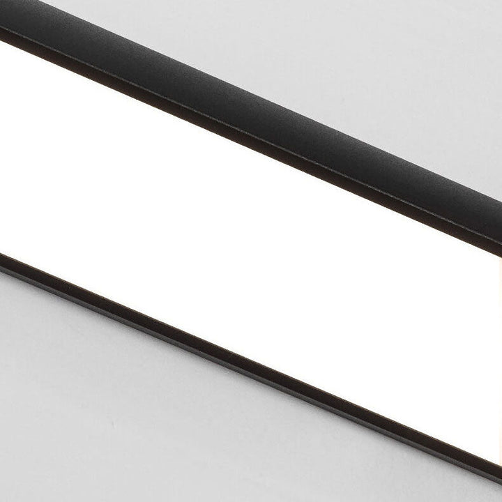 Moderne, lang LED-vegglampe for utendørs bruk, laget av aluminium og akryl, vanntett, med lang stang, for utendørs bruk